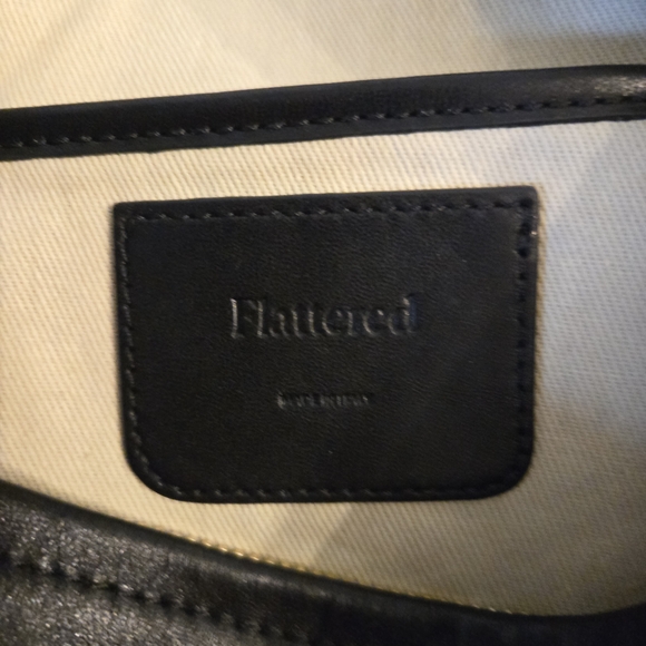 Flattered Irma Shoulder Bag – Black Leather NWT - Picture 7 of 7